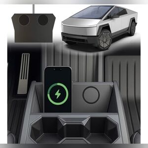 Dual Charging Pad Cybertruck 2024-2026 Center Console Magsafe Wireless MSRP $100